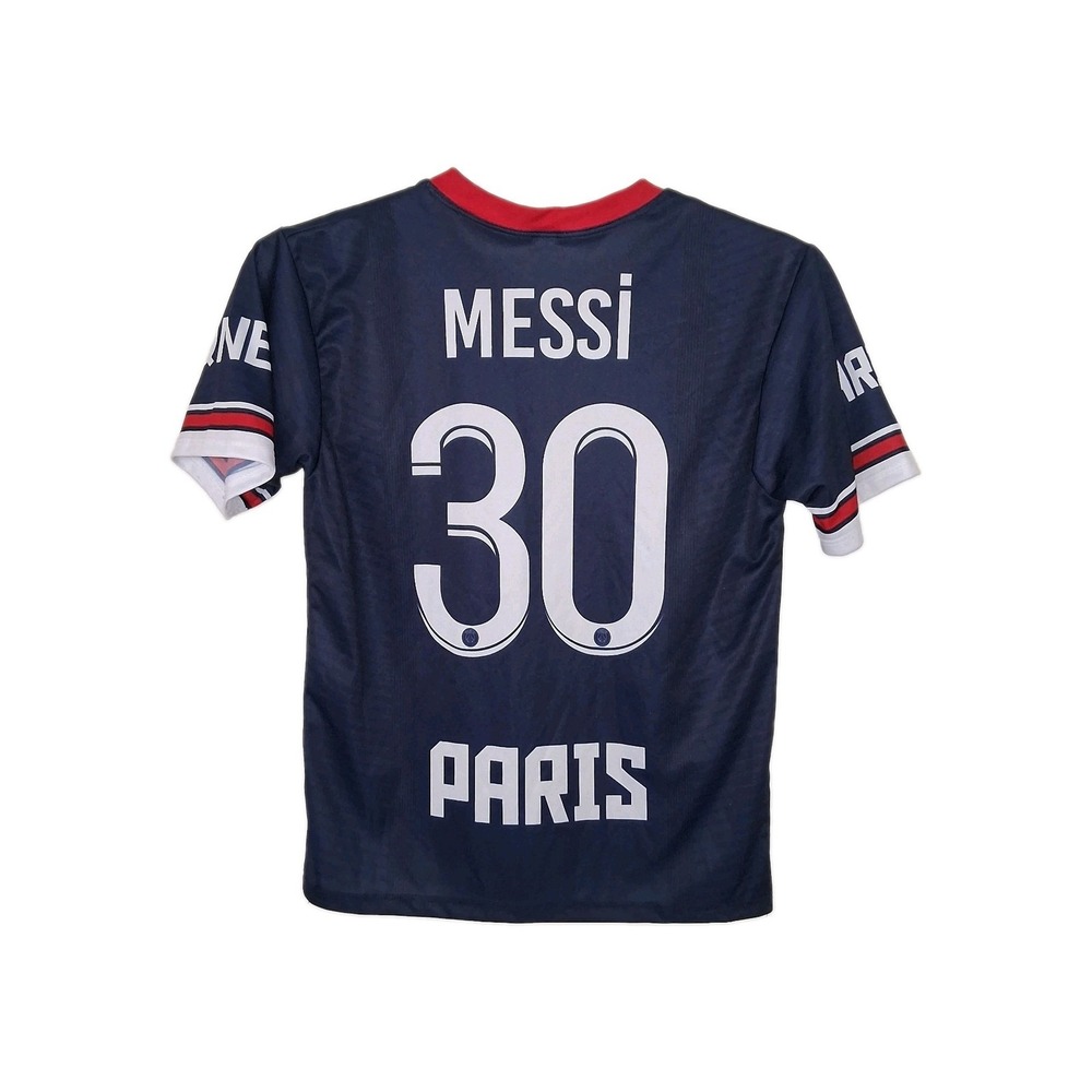 PSG  Paris Saint-Germain Lionel Messi #30 Soccer Jersey Navy Youth Large